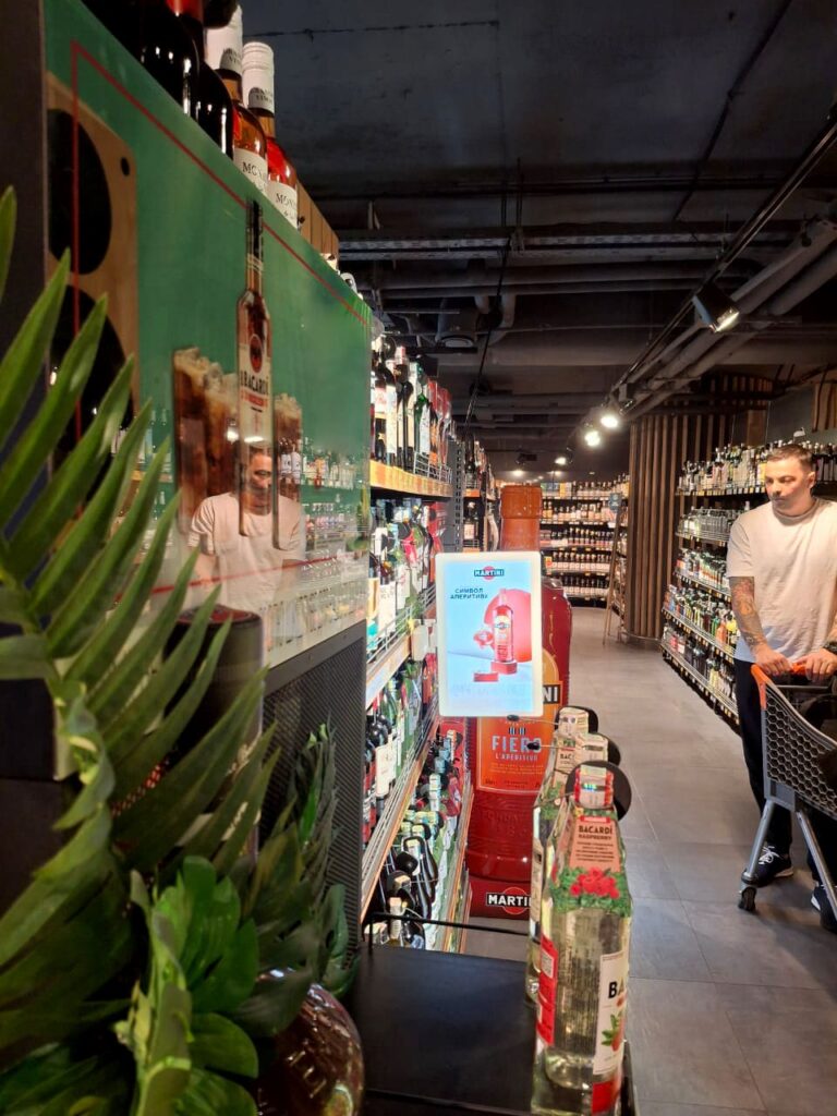 Реклама в супермаркетах